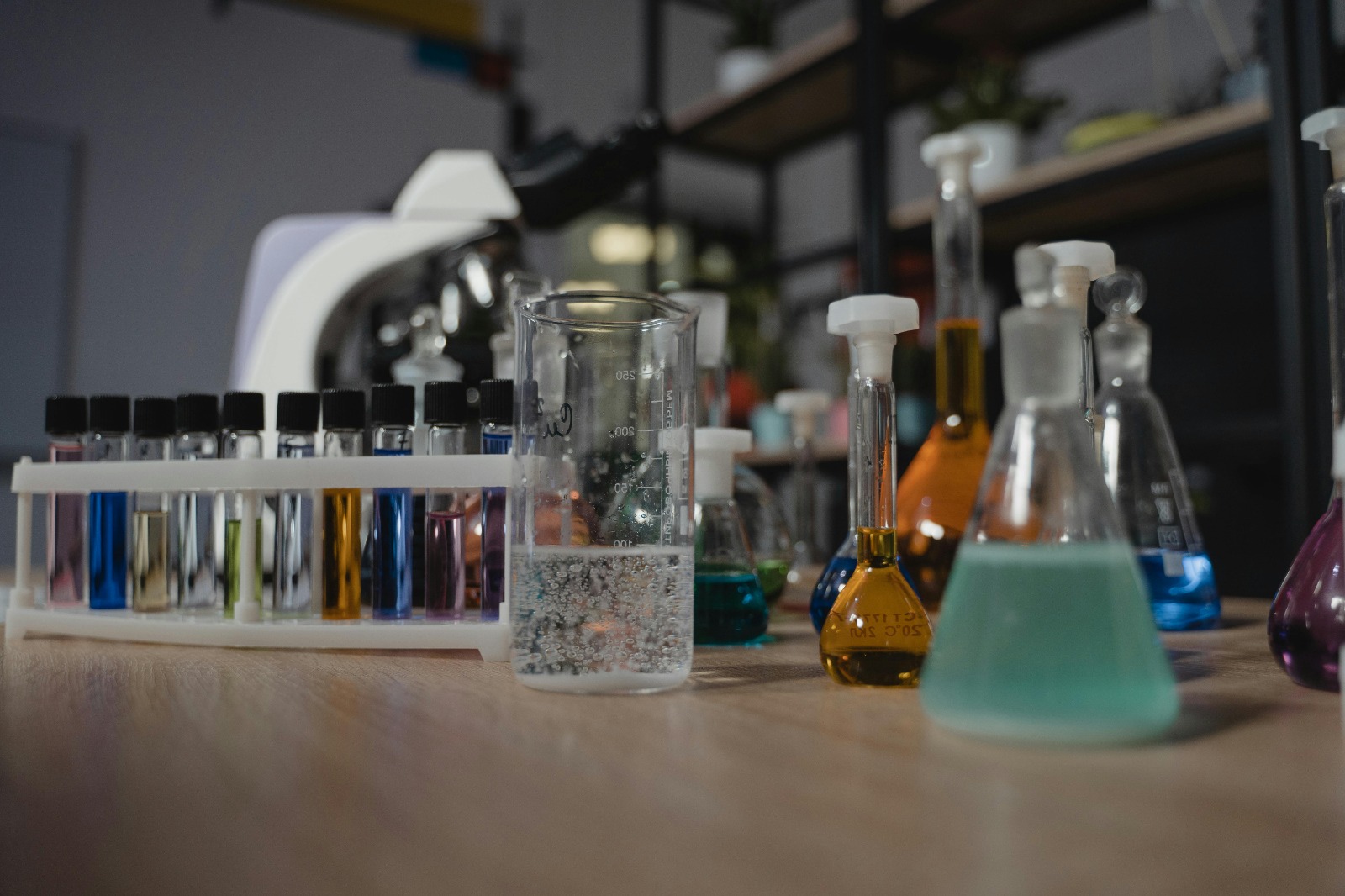 Fuel additive chemical laboratory